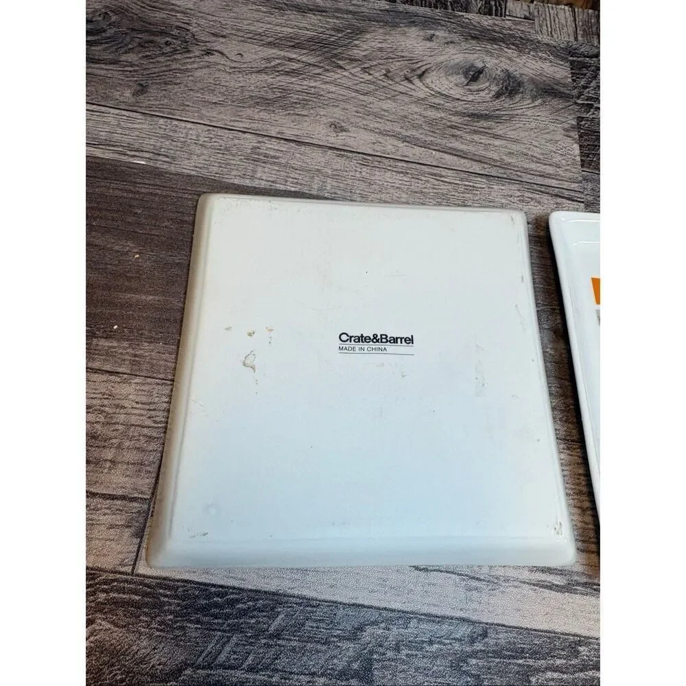 Crate And Barrel Toronto Square Plates Set 2 Casa Loma CN Tower